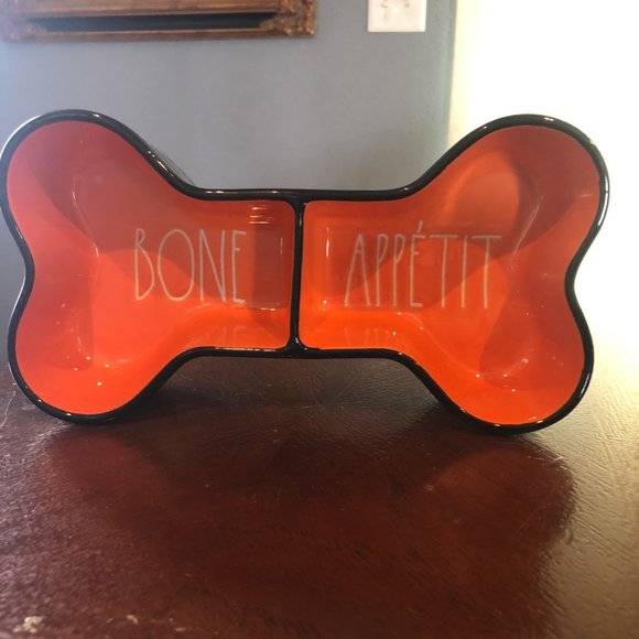 Rae Dunn “Bone Appetit” Pet Bowl, Bus & Hisses Treat container - Picture 3 of 3